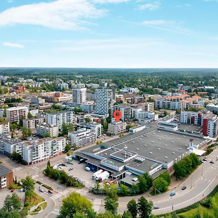 Moderni Saunallinen Asunto Keskustassa Ilmaisella Parkkipaikalla