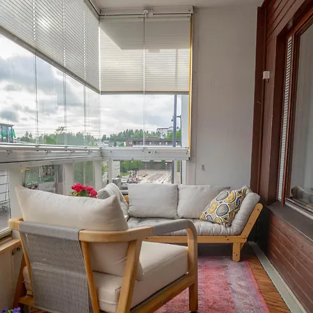 Moderni Saunallinen Asunto Keskustassa Ilmaisella Parkkipaikalla Lejlighed