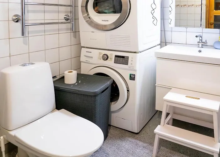 Moderni Saunallinen Asunto Keskustassa Ilmaisella Parkkipaikalla