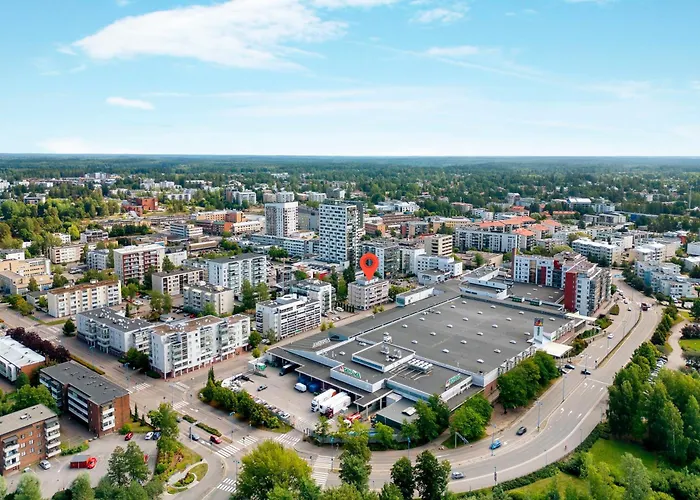 Moderni Saunallinen Asunto Keskustassa Ilmaisella Parkkipaikalla