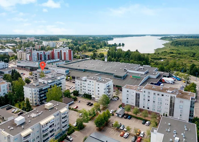 아파트 Moderni Saunallinen Asunto Keskustassa Ilmaisella Parkkipaikalla